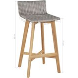  5-dijelni vrtni blagovaonski set bagremovo drvo | shoptok.hr