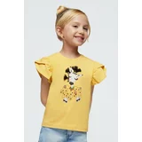 Mayoral Otroška kratka majica rumena barva