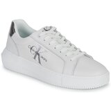 Calvin Klein Jeans Nizke superge CHUNKY CUPSOLE MONO LTH WN Bela | Shoptok.si
