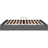  Otomanski krevet s pohranom Tamno siva 160 x 200 cm tkanina | shoptok.hr
