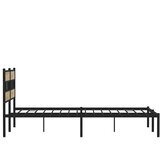  Metalni okvir kreveta bez madraca boja hrasta sonome 180x200 cm | shoptok.hr