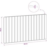  Uzglavlje montirano na zid ZWOLLE Hrast artisan - Hrast artisan 100 cm | shoptok.hr