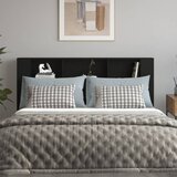  Uzglavlje s ormarićem crno 180 x 18,5 x 104,5 cm | Eponuda.com