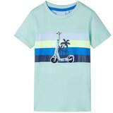  Dječja majica svijetla boja mente 140 | shoptok.hr