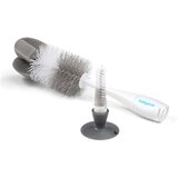 BabyOno Silikonska četka za bočicu i sisač, siva | Shoptok.si