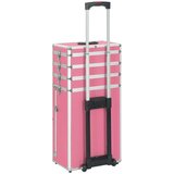 Kolica za šminku aluminijska ružičasta | shoptok.hr