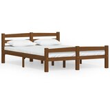 Furnova Posteljni okvir medeno rjav iz trdne borovine 140x200 cm, (21935790) | Shoptok.si