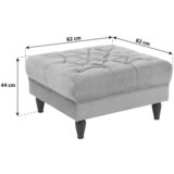 MID.YOU TABURE, tekstil rdeča | Shoptok.si