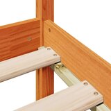 vidaXL Krevet s regalom za knjige bez madraca 100 x 200 cm od borovine | shoptok.hr