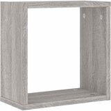  Zidne kockaste police 6 kom Siva Sonoma 30x15x30 cm | shoptok.hr