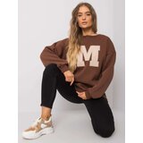 ex moda Sweatshirt-EM-BL-617-1.34X-brown | shoptok.hr