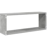  Kockaste zidne police 4 kom boja betona 60 x 15 x 23 cm drvene | shoptok.hr
