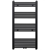  Crni kupaonski radijator za centralno grijanje ravni 600 x 1160 mm | shoptok.hr