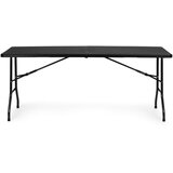  Ugostiteljski stol 180 cm, sklopiv u kofer, crni, ModernHome | shoptok.hr