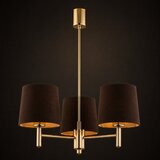 Brilagi Luster na štapu MONTE 3xE27/15W/230V braon/zlatna | Eponuda.com