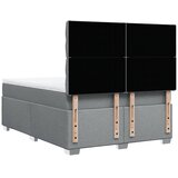  Krevet box spring s madracem svjetlosiva 160x200 cm tkanina | shoptok.hr
