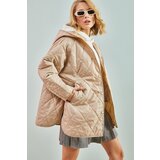 Bianco Lucci Women's Diamond Patterned Quilted Coat | shoptok.hr