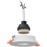 vidaXL Vgrajeni reflektorji 24 kosov Okrogli GU10 Bela Ø91 mm | Shoptok.si