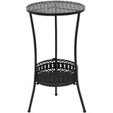  Bistro mizica črna 40x70 cm kovinska | Shoptok.si