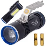 3v1 alu akumulatorska LED ročna svetilka XM-L T6 USB 400m CREE COB