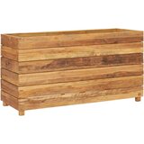 In Visoka greda 100x40x55 cm reciklirana tikovina in jeklo | Shoptok.si