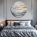  Okrogla poslikana slika Golden Sky | different dimensions | Shoptok.si