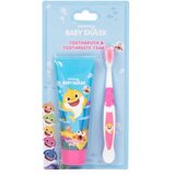 Pinkfong Baby Shark Set četkica za zube 1 kom + pasta za zube 75 ml | shoptok.hr