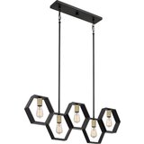 Elstead Lighting Elstead Quoizel Bismarck Barska viseča stropna svetilka Earth Black, (22098382) | Shoptok.si