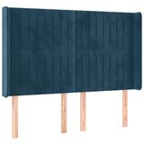  LED uzglavlje tamnoplavo 147x16x118/128 cm baršunasto | Eponuda.ba