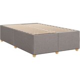vidaXL Krevet s oprugama i madracem smeđesivi 120 x 190 cm od tkanine | shoptok.hr