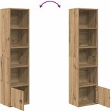  Regal za knjige boja hrasta 31x24x127 cm konstruirano drvo Smeđa | Shoptok.si