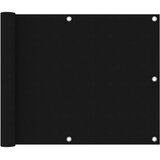 Balkonski zastor crni 75 x 600 cm od tkanine Oxford | shoptok.hr