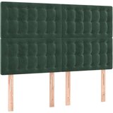  Krevet s oprugama i madracem tamnozeleni 140x190 cm baršunasti | shoptok.hr