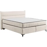 MID.YOU POSTELJA BOXSPRING 180 cm x 200 cm , tekstil, leseni material bež | Shoptok.si