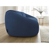Bobochic Paris Temno modra sedežna garnitura iz rebrastega žameta 250 cm Tina – | Shoptok.si