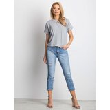 BASIC Feel Good T-shirt-RV-TS-4841.43P-grey | Shoptok.si