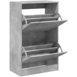 Maison Chic Omarica za obutev - Kopa za čevlje betonsko siva 60x34x96,5 cm inženirski les, (21776200) Cene