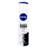 Nivea Black & White Invisible Clear sprej 150ml + 33% gratis Cene