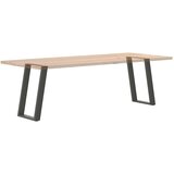 Noge za blagovaonski stol U-oblik 2 kom antracit 50 x (72-73) cm čelik | shoptok.hr