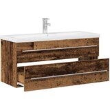  Ormar za Lavabo - Umivaonik s ugrađenim umivaonikom Staro drvo inženjersko drvo | shoptok.hr