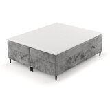 Maison de Rêve Temno siva boxspring postelja s prostorom za shranjevanje 200x200 cm Araya – Cene