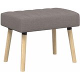  Klupa s utorima Sivosmeđa 60 x 40 x 45 cm Tkanina | shoptok.hr