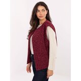 RUE PARIS Vest-IT-KZ-FL9622.29P-burgundy | shoptok.hr