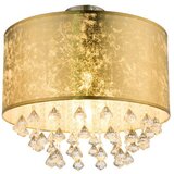 Globo Stropna svjetiljka (60 W, Zlatne boje, Prozirno, Nikal, E27) | shoptok.hr