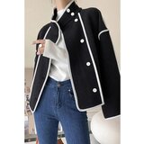 Fenzy Elegantan Kratki Kaput Crne Boje | shoptok.hr
