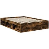  Konstrukcija postelje z vzglavjem Dimljeni oreh 140 x 200 cm, (5000104136) | Shoptok.si