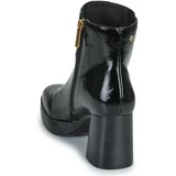 Gležnjarji 162719-BLACK-PATENT Črna