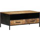 vidaXL kavna miza 90x50x40 cm trden les rustikalni mango | Shoptok.si