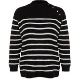 Trendyol Curve Plus Size Sweater - Black - Fitted Cijene