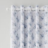 Catherine Lansfield Bijele/plave zavjese u setu 2 kom 168x229 cm Lucie Floral Frill – Cijene